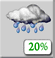 lichte regen