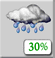 lichte regen