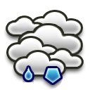 Cloudy Snow flurries